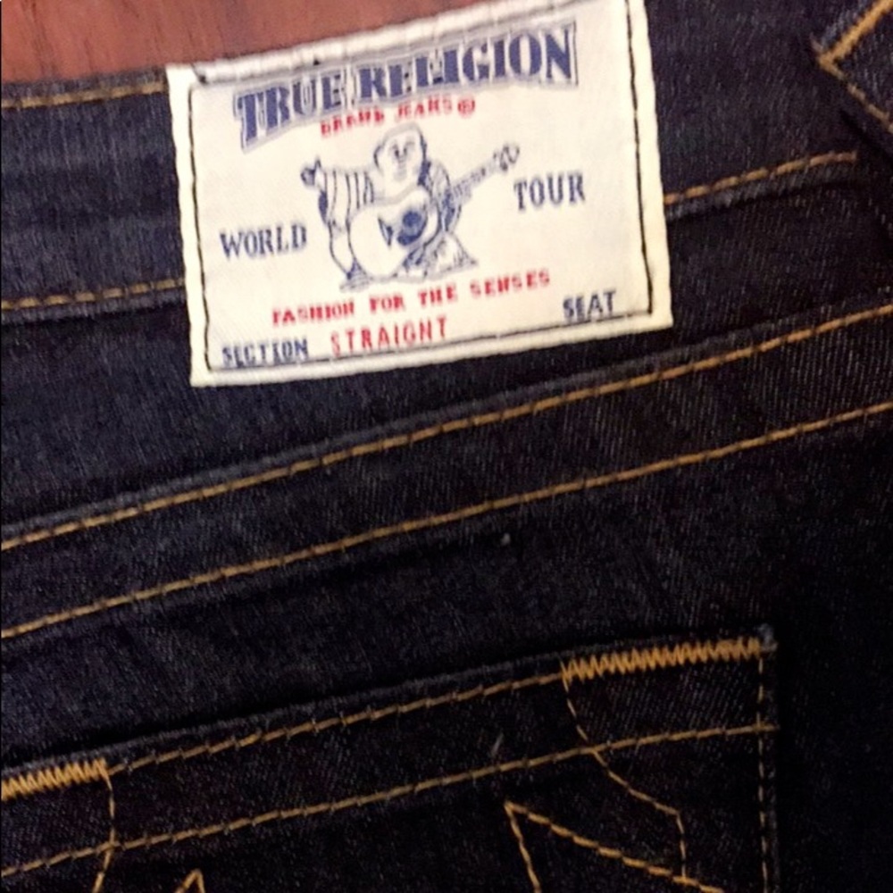 True religion dark wash boot cut denim - Picture 2 of 10